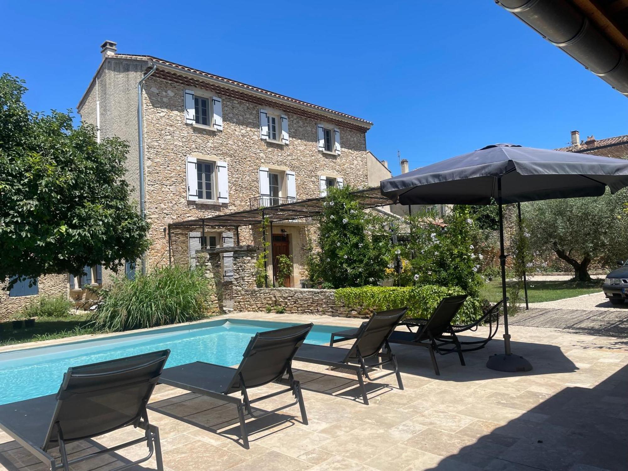 Provenzalisches Landhaus Les Martinets Am Fusse Des Mont Ventoux Villes-sur-Auzon Bagian luar foto