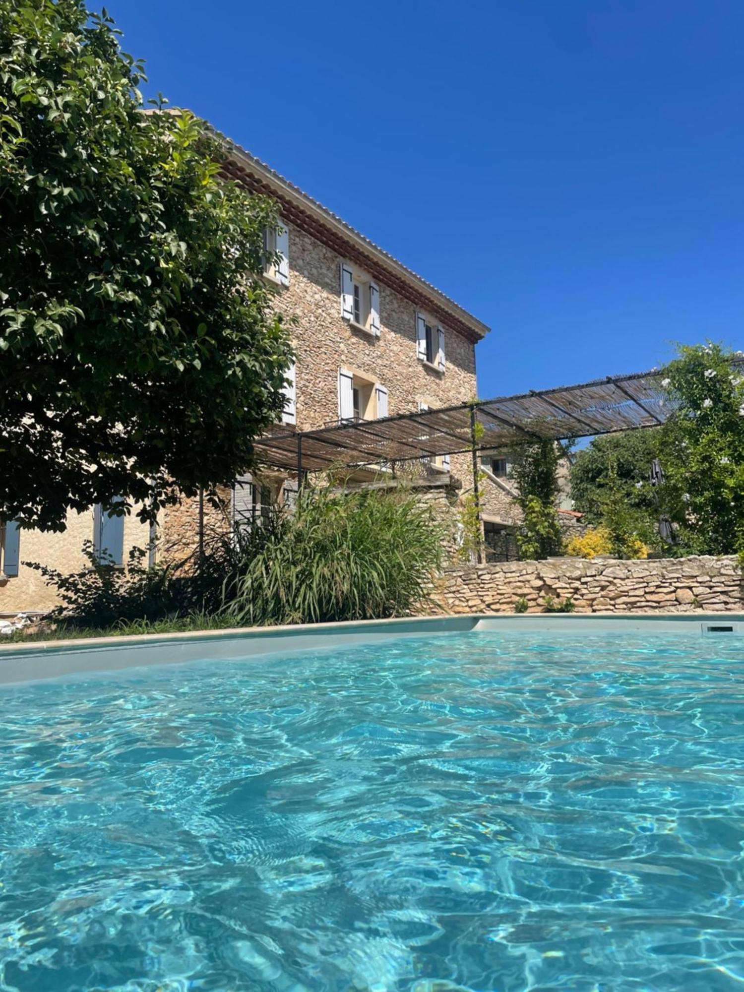 Provenzalisches Landhaus Les Martinets Am Fusse Des Mont Ventoux Villes-sur-Auzon Bagian luar foto